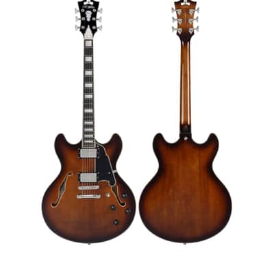 Guitare Electrique D'ANGELICO PREMIER DC BROWN BURST image 3