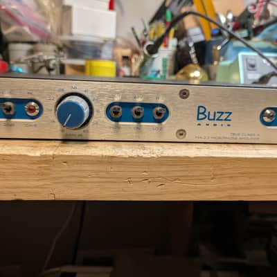 Buzz Audio MA-2.2 Microphone Preamp 2001 - Silver/Blue image 3