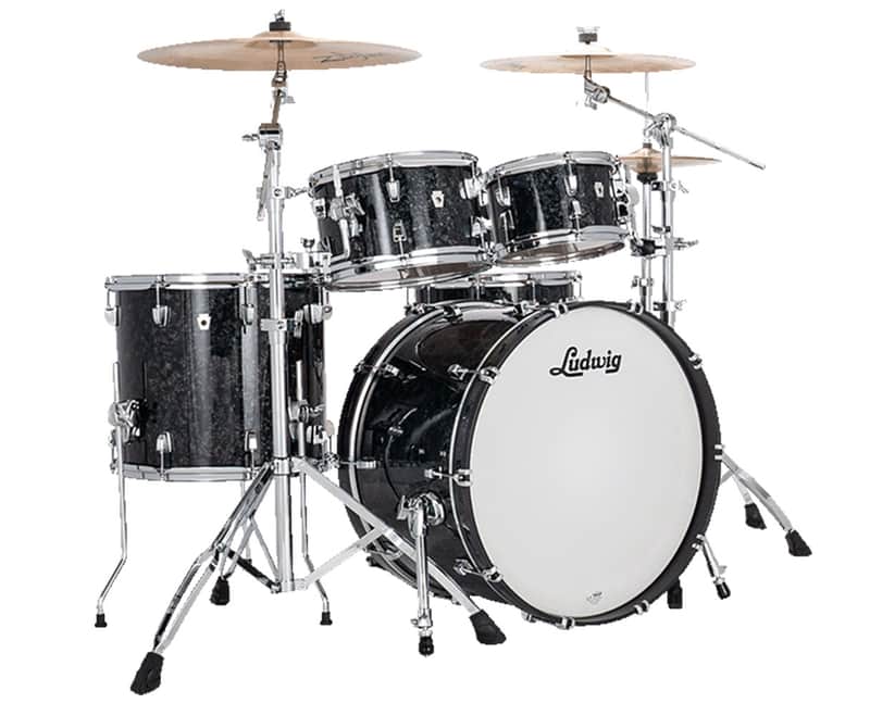 Ludwig LN34204TX NeuSonic Rapid Mod 2 Outfit 6x10/7x12/14x16/14x22" Drum Set image 4