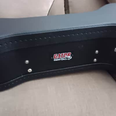 1980's Black  Kramer Danny Ferrington Acoustic / Electric guitar /Gator Case image 12