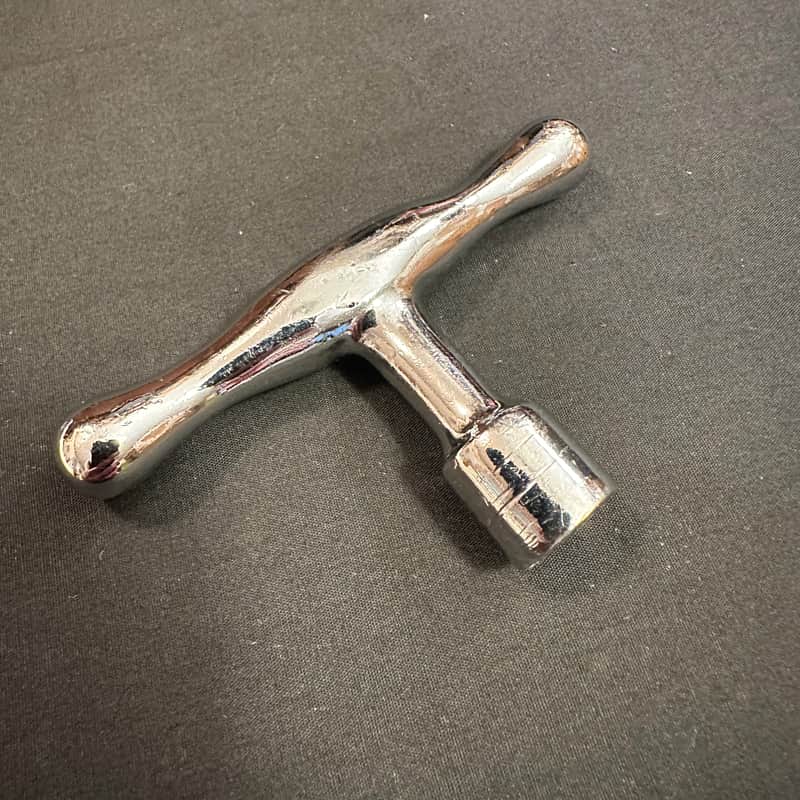 VINTAGE Ludwig Timpani Tuning Key, Chrome - EXCELLENT image 1
