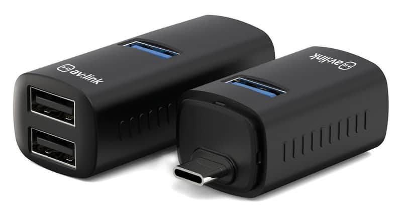 Avlink 3 Port Mini USB Type-C Hub image 1