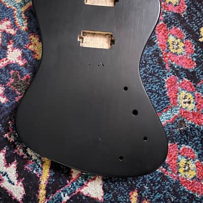 KnE Guitars NRFB (non-reverse Firebird) 2023 - Black image 7