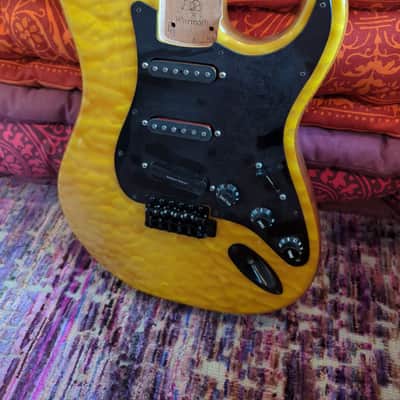 Warmoth Stratocaster 2018 Yellow image 1
