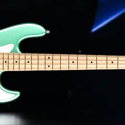 Sadowsky MetroLine 21-Fret Vintage J/J Bass-Swamp Ash Body-4 String-Solid Sage Green Metallic Satin image 6