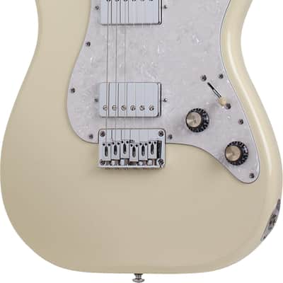 Schecter Traditional HT Jack Fowler Signature Electric Guitar, Ebony Fingerboard, Ivory image 2