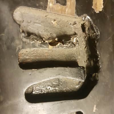 1969 FENDER MUSTANG BODY - RARE MAHOGANY VERSION image 3