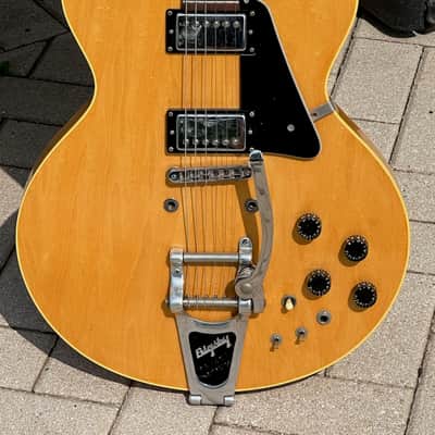 Gibson ES-335 Moog Prototype 1981 - 1-off Blonde Dot Neck w/a Moog Synth built on board made for Roy Clark. image 1