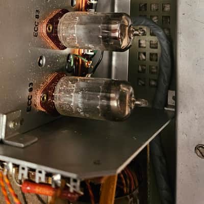 Siemens 2524 ELA - 2x EL34 25w tube amp - Blue Grey Bild 4