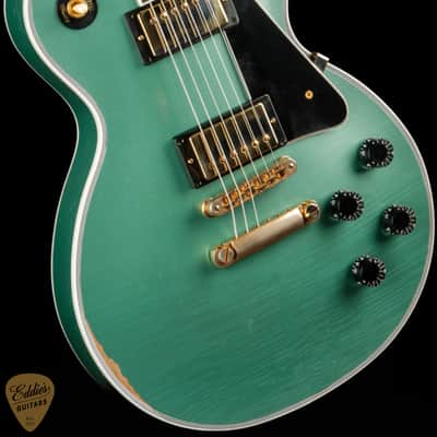 2024 - Gibson Custom Shop PSL Murphy Lab Les Paul Custom Heavy Aged Inverness Green 10.1 #CS400228 image 6
