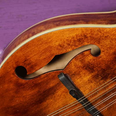 1981 Paul Wooldridge F-Style Carved Mandolin (VIDEO! Fresh Work, Ready) image 6