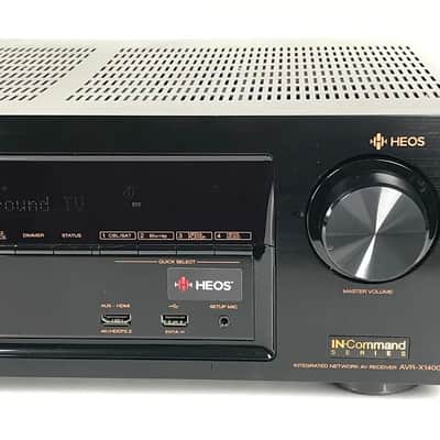 Denon AVR-X1400H 7.2 Channel 4K Ultra HD A/V Receiver with Wi-Fi, Bluetooth, Dolby Atmos, DTS:X, AirPlay 2, HEOS Tech+Remote Control & Power Cord *NICE!* Works Perfectly! image 3