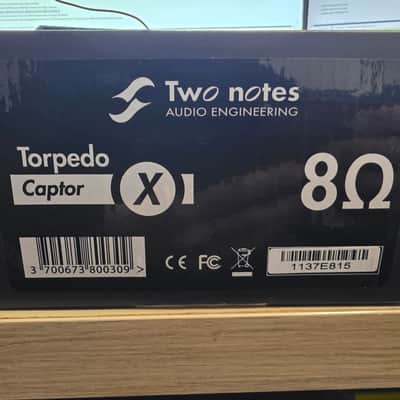 Two Notes Torpedo Captor X 8ohm Stereo Reactive Load Box / Attenuator 2020 - White image 2