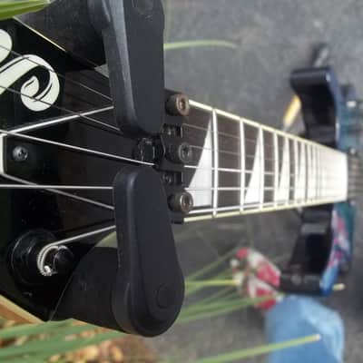 Jackson Dinky DK2 Trans Dolphin Blue Guitar~1997 AMAZING Top~MIJ~Japan~w/Seymour Duncans~Hard Case~ image 6