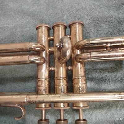 Harry Pedler & Sons American Triumph Trumpet 1950's for parts/repair image 12