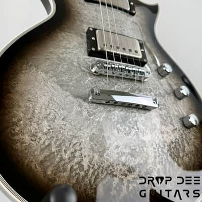 ESP Original Series Eclipse Custom Electric Guitar w/ Case - Silver Liquid Metal Burst image 8