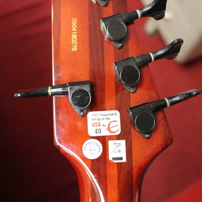 2009 Epiphone Thunderbird Pro V 5 String Electric Bass Guitar w/Case image 10