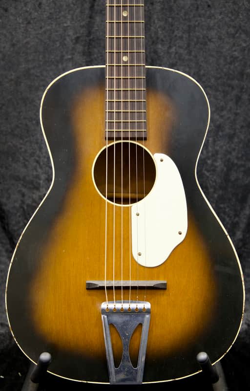 Vintage Fender Uni-Bar Reinforced Neck Acoustic | Made in USA | c.1959–1962 | Fresh Professional Setup - Good