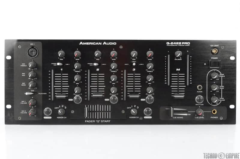 American Audio Q-2422 PRO Professional DJ Preamp Mixer #29362 | Reverb