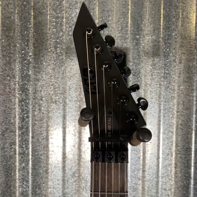ESP LTD M-BLK Black Metal Black Satin Guitar MBKMBLKS #0865 Used image 3