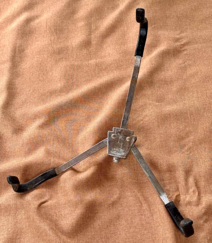 WFL Snare Drum Stand Basket Vintage image 1