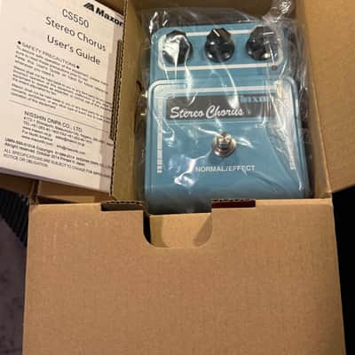 Maxon CS-550 Stereo Chorus 2000s, OPEN BOX, M.I.J.- Blue image 11