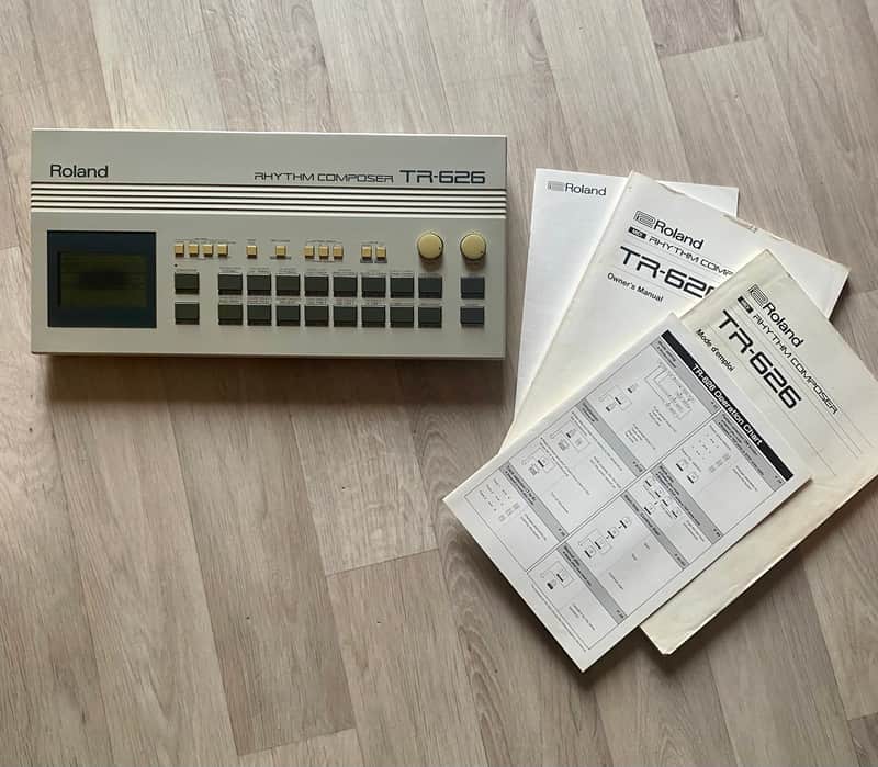 Roland TR-626 Rhythm Composer 1980s - White image 1