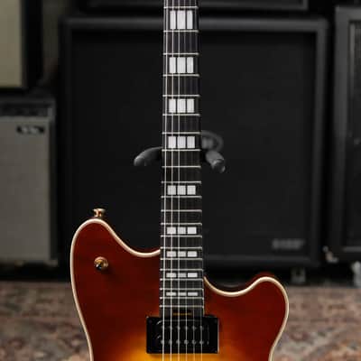 EVH SA-126 Special QM Semi-Hollow Electric Guitar - Tobacco Sunburst with Hardshell Case - Used image 6