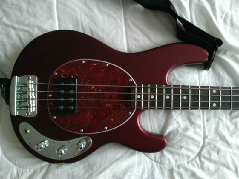 Ernie Ball Music Man SUB Bass 4 (Passive USA Stingray) Textured Cinnamon - Worldwide Shipping image 1