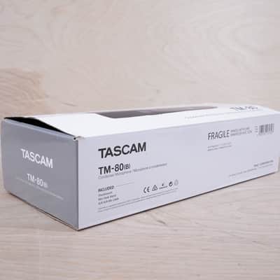 TASCAM TM-80 Large Diaphragm Condenser Microphone Black w/ Box, Stand, XLR Cable image 2