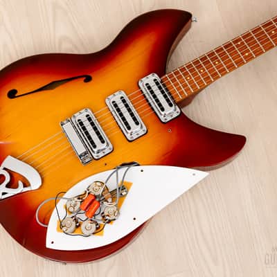 1987 Rickenbacker 1998PT Pete Townshend Signature Rose Morris Model Fireglo w/ Case, 1 of 250 image 20