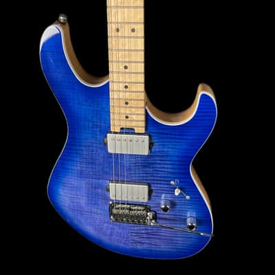 Cort G290 FAT Electric Guitar in Bright Blue Burst image 3