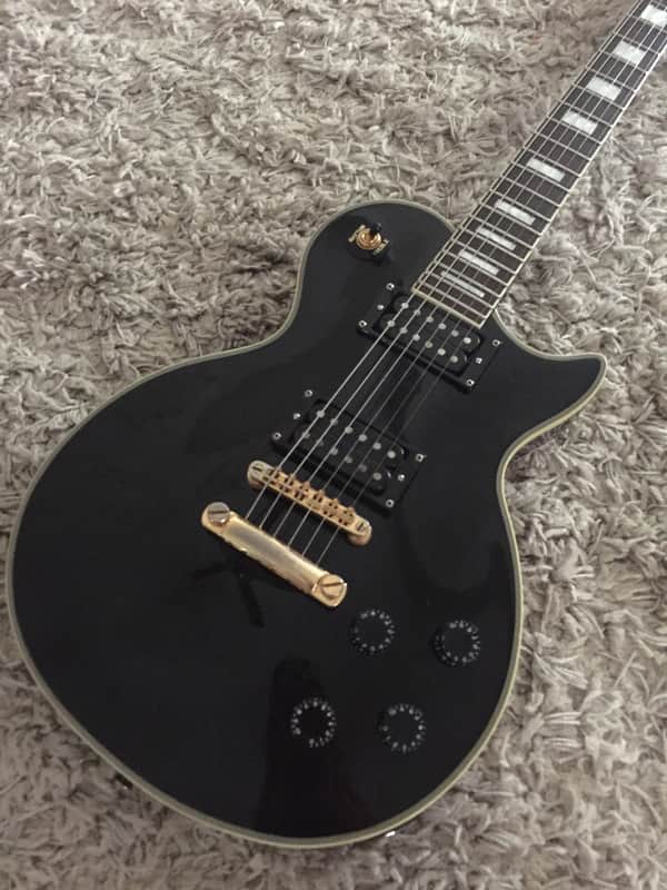 JR Beck Les Paul Custom Black Beauty image 1