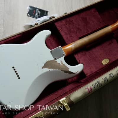 Fender Custom Shop John Cruz 1959 Hardtail Stratocaster Heavy Relic-Sonic Blue image 18