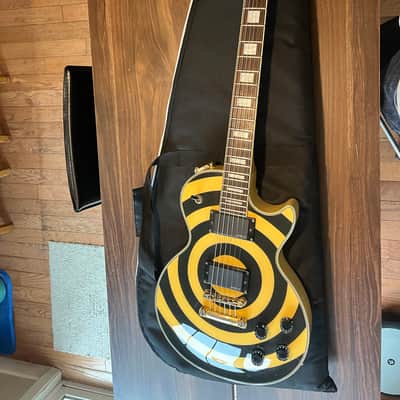 Epiphone Zakk Wylde Signature Les Paul Custom 2003 - 2019 - Antique Ivory with Bullseye image 1