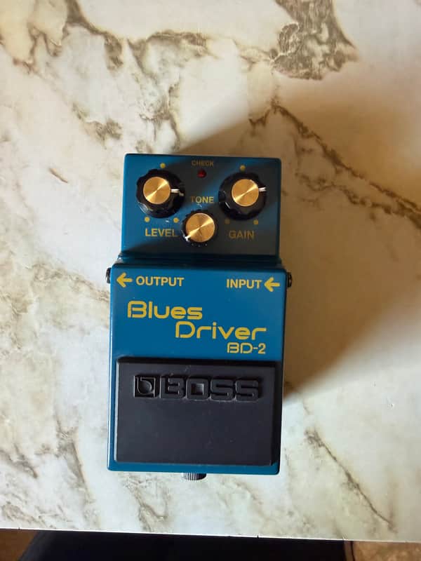 Boss BD-2 Blues Driver (Silver Label) 1995 - Present - Blue