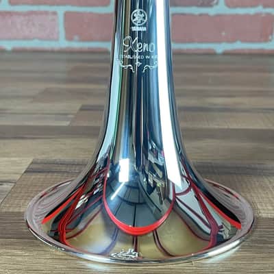 Yamaha YTR-8445 II Custom Xeno Professional C Trumpet - Silver Plated image 4