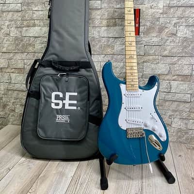 PRS #112108::6J: SE Silver Sky Maple Neck, Nylon Blue with Gig Bag image 8