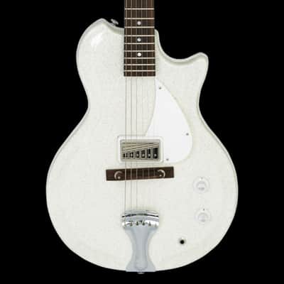 Supro 1572SW Belmont Single Pickup Americana Series Electric Guitar Sparkle White