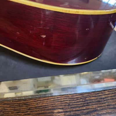 Vintage Aria 9460 Hummingbird Acoustic Guitar with Hard Case image 22