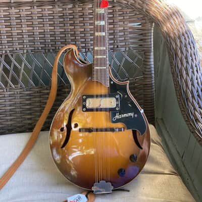 Harmony H-35 "Batwing" electric mandolin image 12