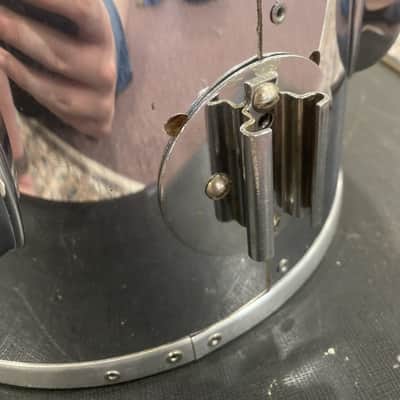 Ludwig 6x10" Chrome Over Wood Concert Tom - Blue & Olive Badge image 7
