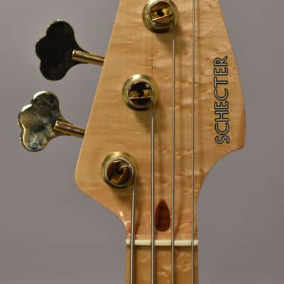 1980s Schecter USA Dallas-Era PJ Bass Employee Build Cherry Red w/OHSC image 6