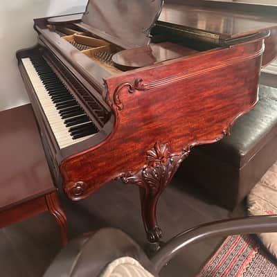 Kranich & Bach - six foot baby grand mahogany 1920-1930 - Mahogany image 11