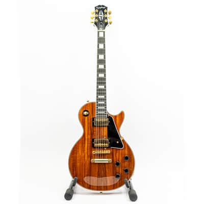 2022 Epiphone Les Paul Custom Koa Limited Edition Gold Hardware image 2