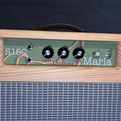 Marla Amps S15Classic + LIBBY Reverb Unit | Polyurethane Natural | Handwired | 15 Watts | 12in Combo image 8