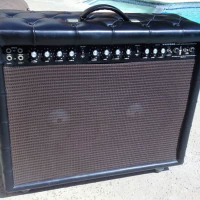 Plush Super 450 Tube Combo Amp 1972 Black Tuck N Roll Kustom Amplifier Twin 2x12 Speakers image 1