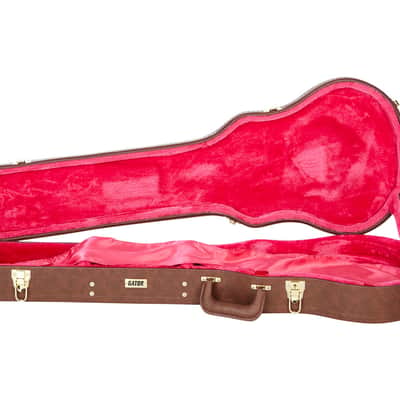 Gator Cases GW-LP-BROWN Gibson Les Paul Deluxe Wood Case - Brown - Open Box image 6