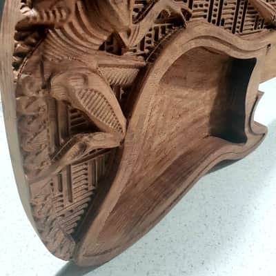 Alikat 3d CNC machined Alien Strat 2020 Tasmanian Oak, laquered image 9