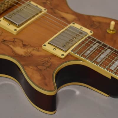 c. 1970s Giannini GIL-260 Lawsuit LP Copy Natural Finish MIJ image 8